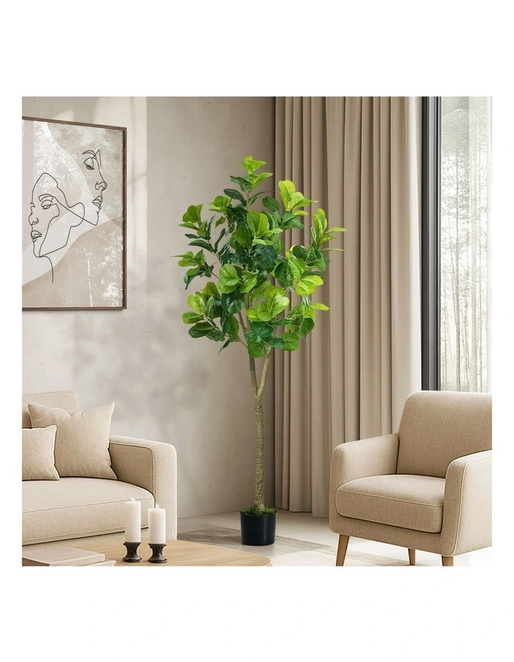 Livsip 150cm Artificial Fiddle Leaf Fig Tree Potted Faux Plant image 4