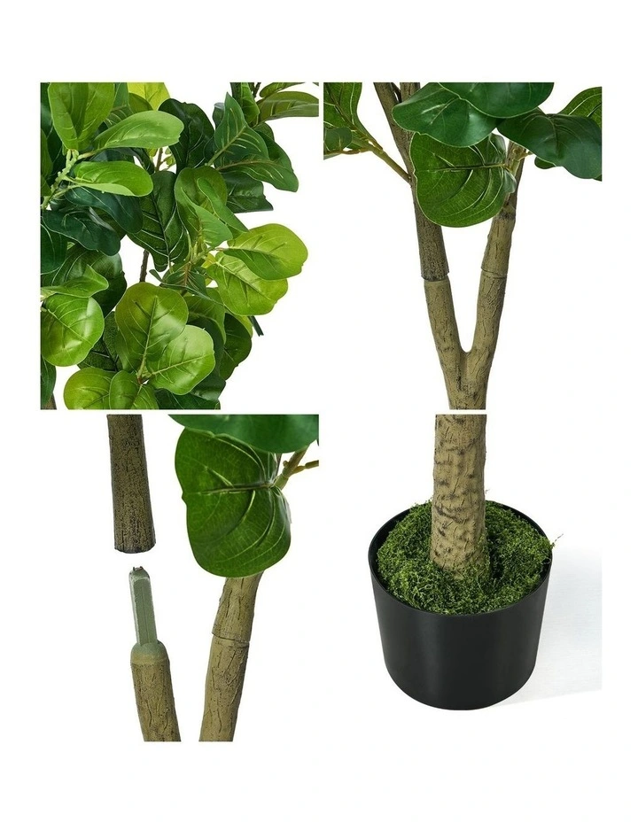 Livsip 150cm Artificial Fiddle Leaf Fig Tree Potted Faux Plant image 6