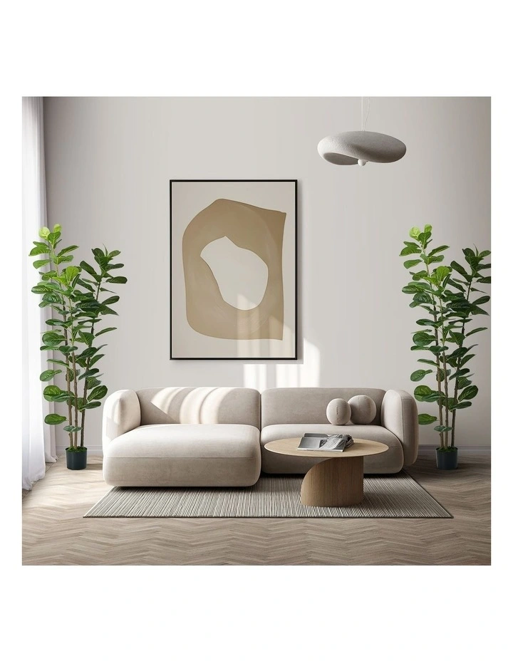 Livsip 2PCS Artificial Fiddle Leaf Fig Tree 180cm Lifelike Faux Potted Plants image 5