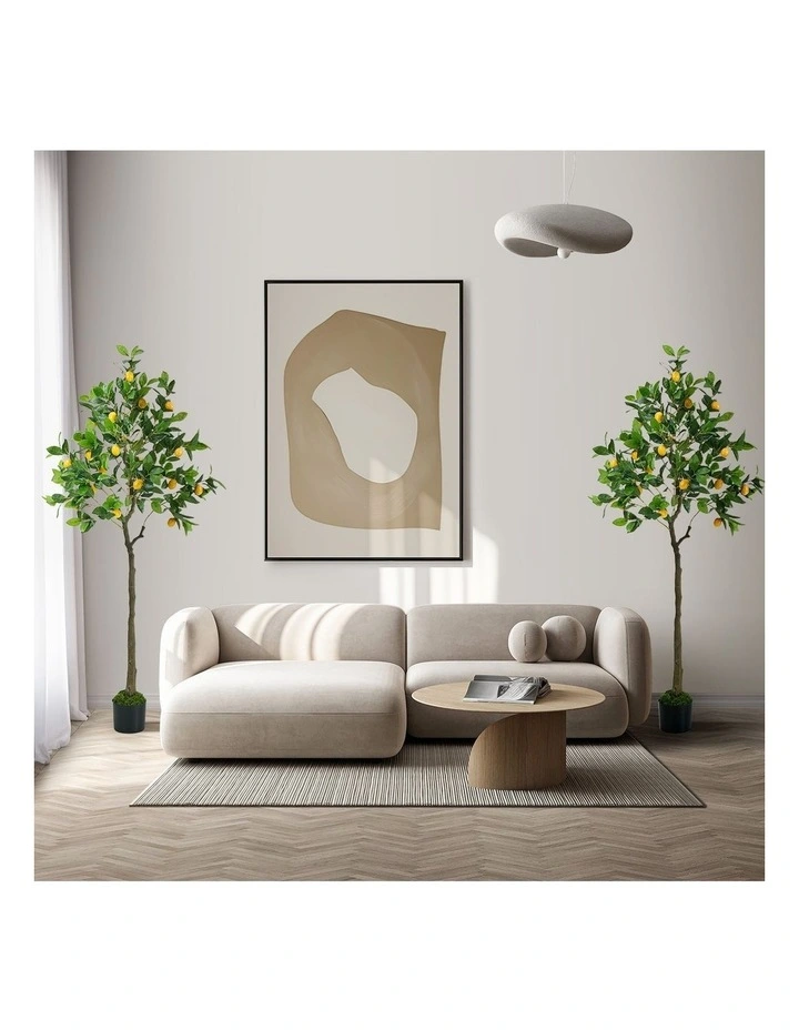 Livsip 2 Pack Artificial Lemon Tree 150cm Realistic Potted Faux Plant image 5