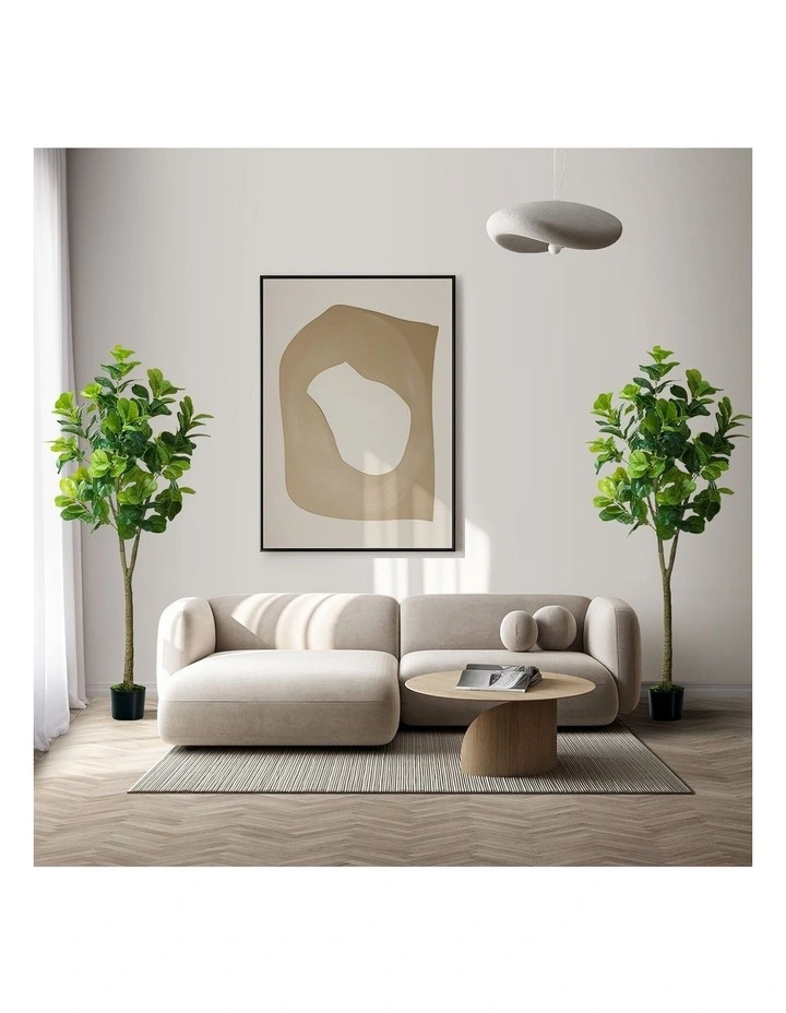 Livsip 2 Pack Artificial Fiddle Leaf Fig Tree 150cm Potted Faux Plant image 5