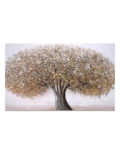 Tree Hand Painting Picture - Elegant Wall Art for Living Room, Bedroom & Office Decor 100x50cm