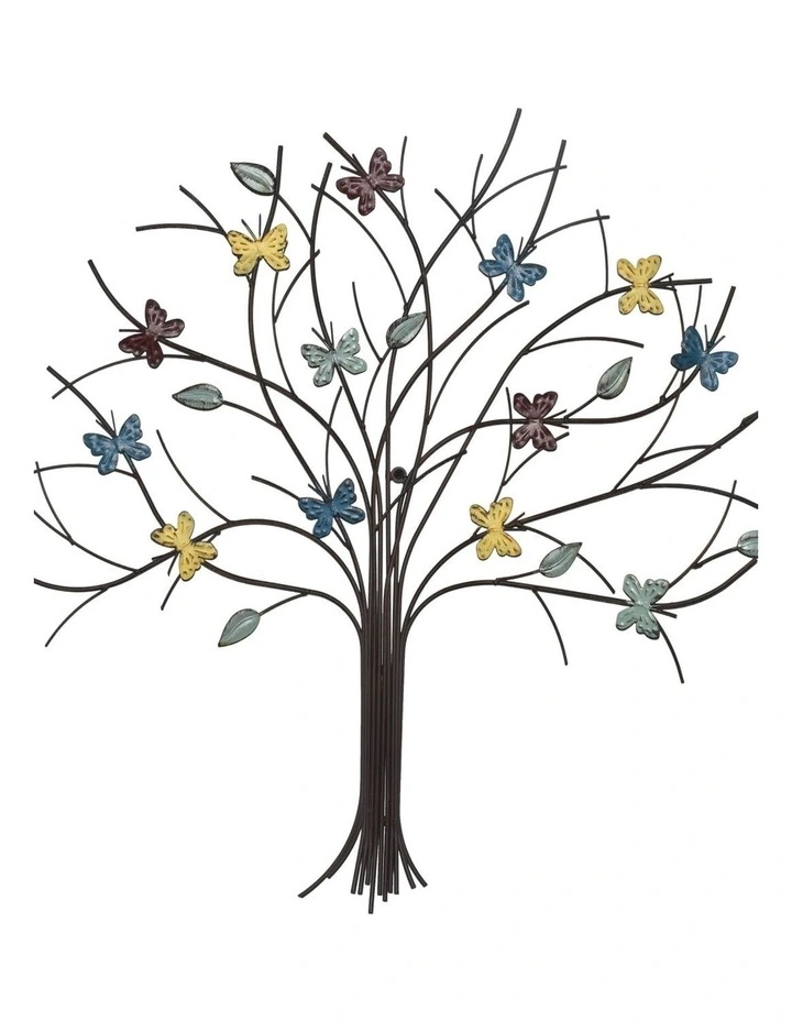 59.53.563.5cm Metal Tree Wall Decor, Artistic Home Accent for Living Room or Office image 1