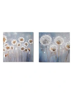 Lions Hand Painting Picture - Elegant Wall Art for Living Room, Bedroom & Office Dcor 80x60cm