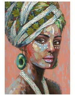 Tribal Women Canvas Print - Elegant Modern Wall Art for Living Room, Bedroom & Office Decor 70x100cm