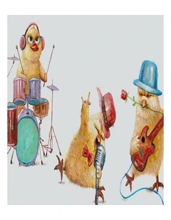 Elegant Chicken Canvas Print - Modern Wall Art for Living Room, Bedroom, or Office Decor 8040cm