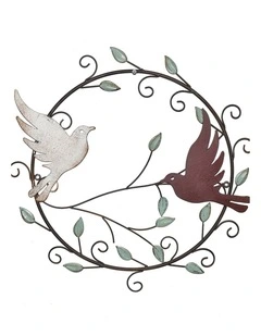 50.80.6449cm Metal Birds Wall Decor, Elegant Artwork for Living Rooms & Offices