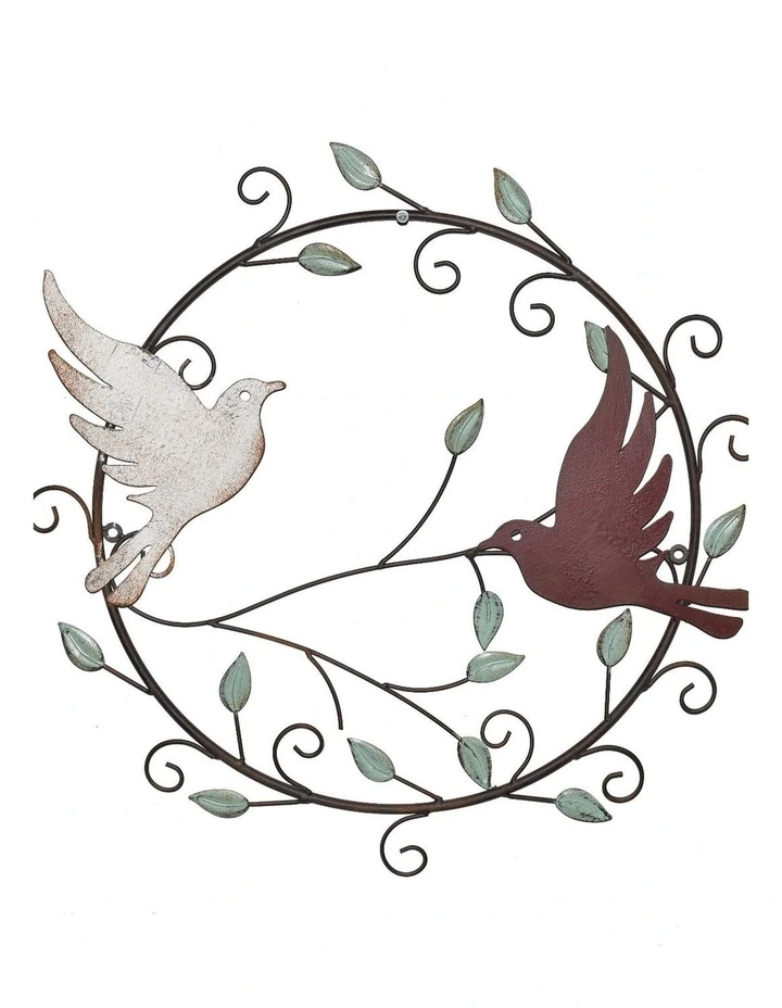 50.80.6449cm Metal Birds Wall Decor, Elegant Artwork for Living Rooms & Offices image 1