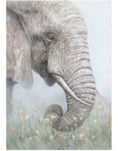 Elephants Canvas Print - Elegant Modern Wall Art for Living Room, Bedroom & Office Decor 70x100cm