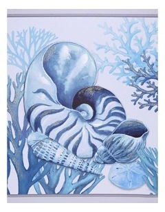 Nautiluc Shell Hand Painting Picture - Elegant Modern Wall Art 70x70cm
