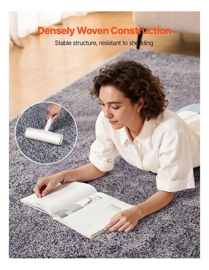 Large Durable Living Room Rug 8x10 Non Slip Thick Soft Floor Carpet image 5