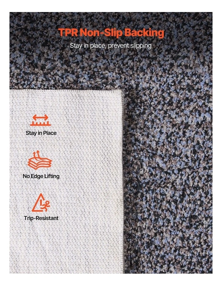 Large Durable Living Room Rug 8x10 Non Slip Thick Soft Floor Carpet image 6