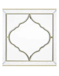 Silver Bling Crush Diamond Mirror 100x70cm