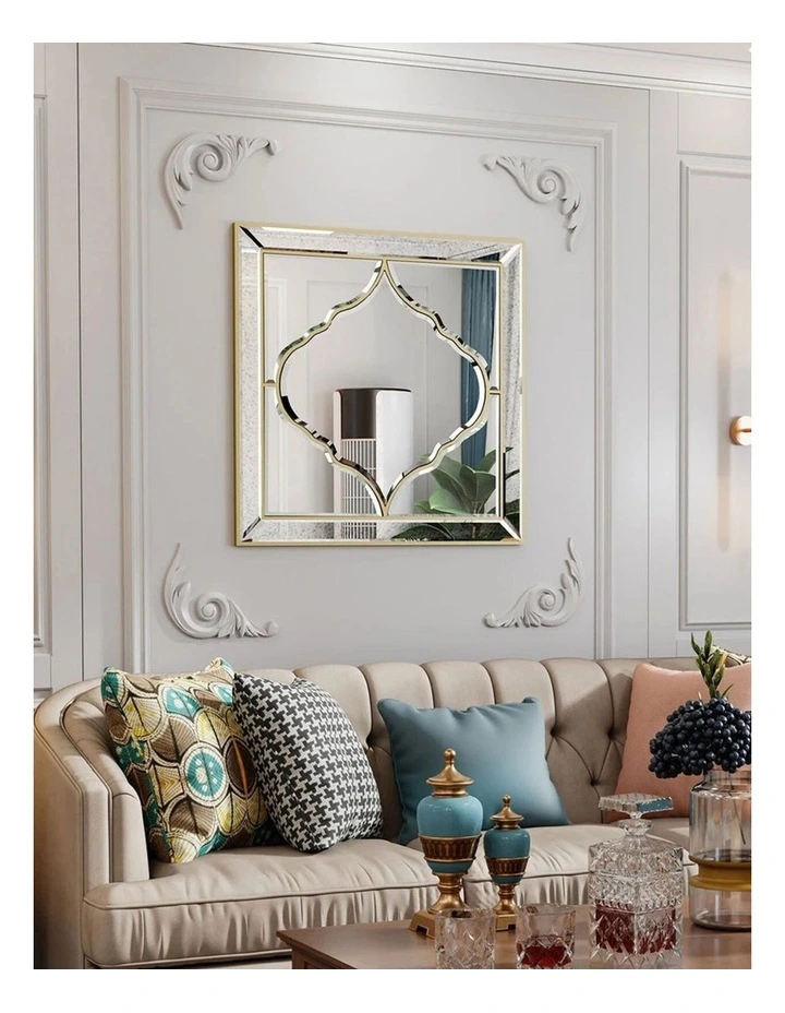 Silver Bling Crush Diamond Mirror 100x70cm image 3