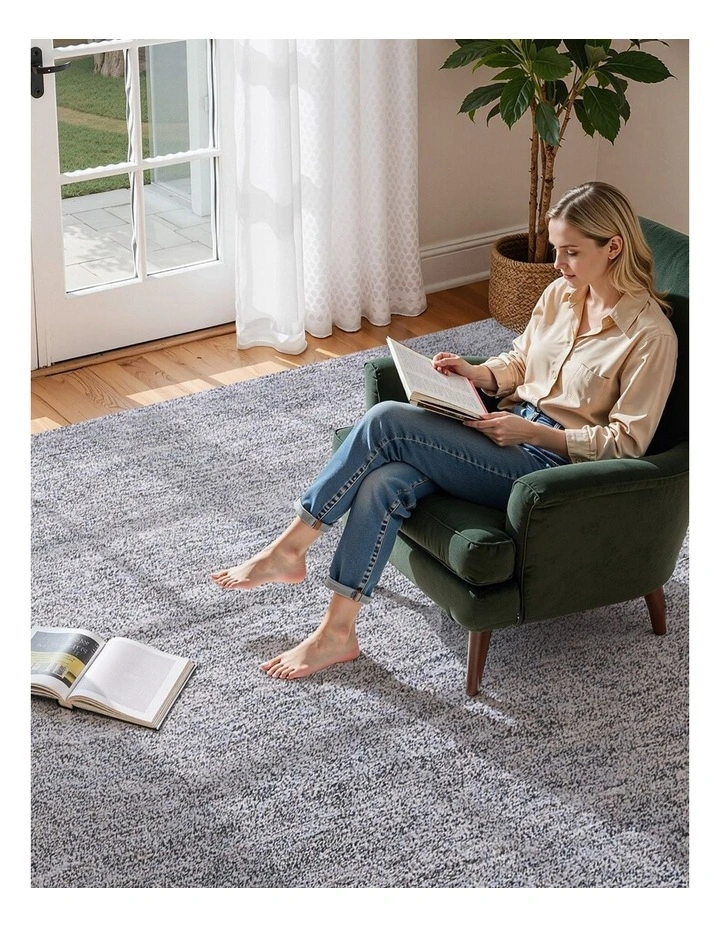 Large Fluffy Living Room Rug 9x12 Soft Thick Non Slip Floor Carpet image 7