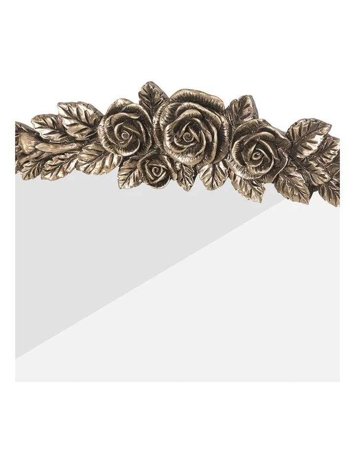 Brass Gold Baroque Arched Wall Mirror Small image 4