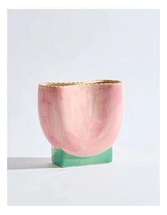Ipanema Pink Wide Vase