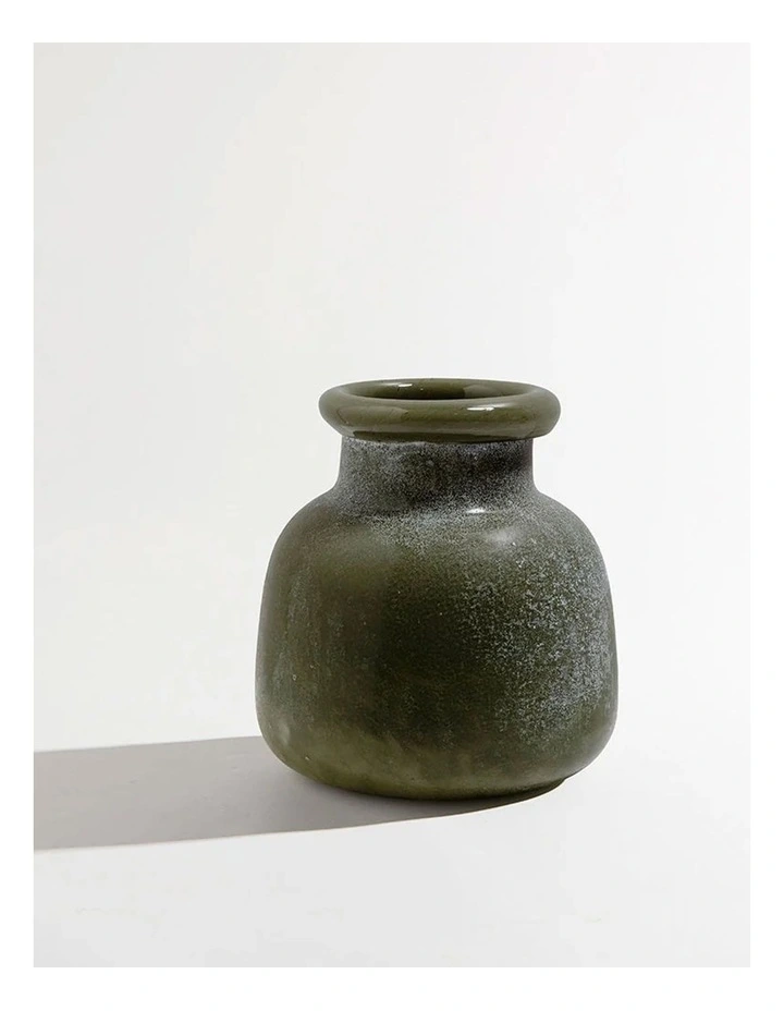 Byron Round Olive Vase image 1