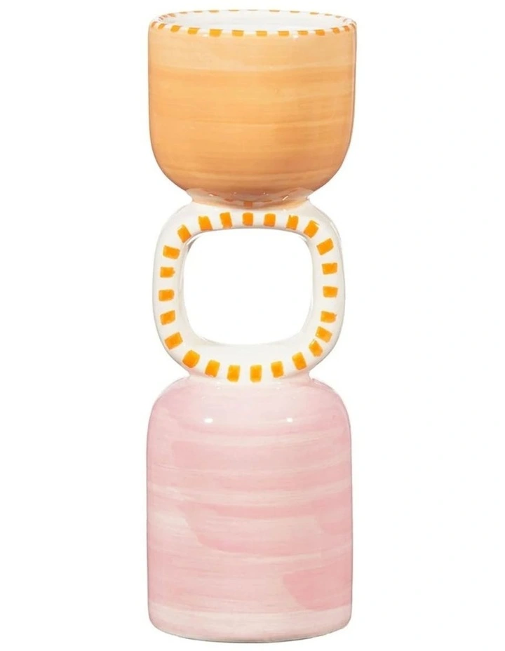 Cabana Short Candle Holder Aqua image 1