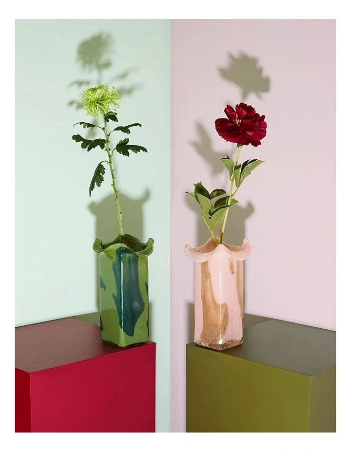 Cubism Salmon Vase image 2