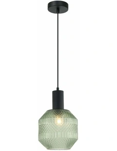 Maraca Interior Glass Jar With Quadrilateral Segment Pendant Lights
