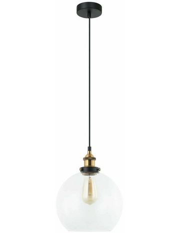 Clear Glass & Antique Brass Highlight colour
