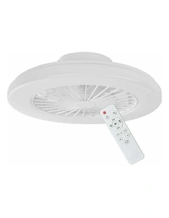 Viftu Interior Low Profile DC Surface Mounted Ceiling Fan with LED Tri-CCT Light