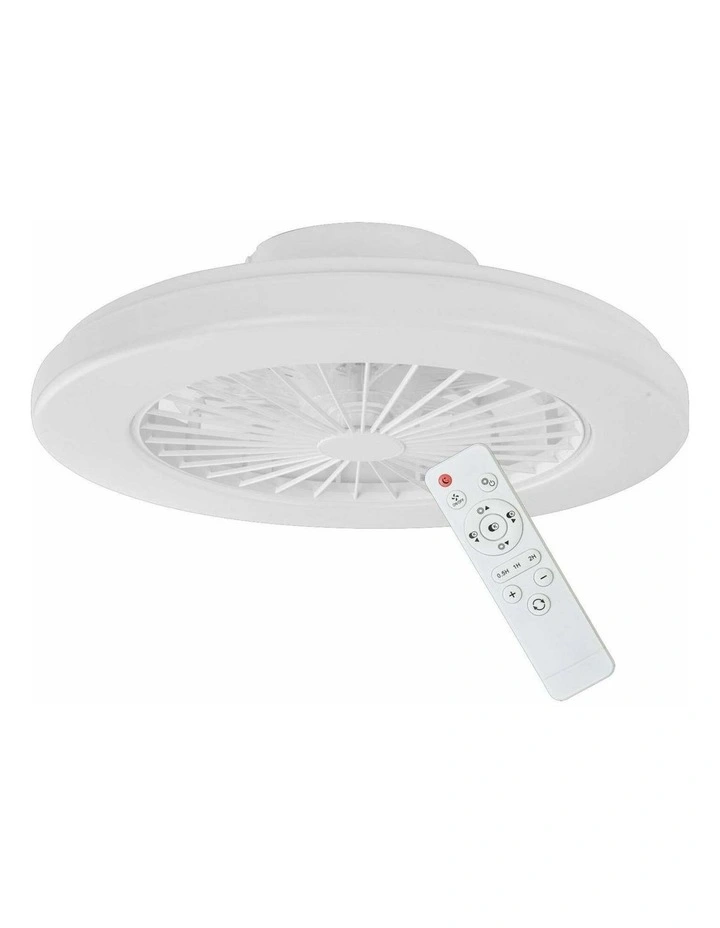 Viftu Interior Low Profile DC Surface Mounted Ceiling Fan with LED Tri-CCT Light image 1