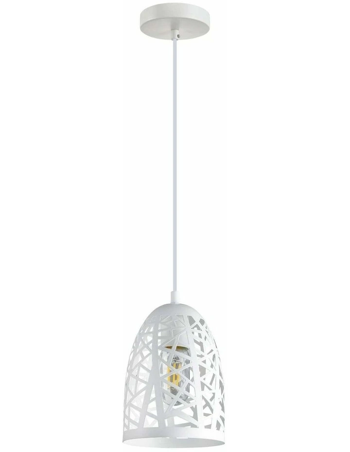 Escama Interior Iron Cage Ellipse Pendant Lights image 2