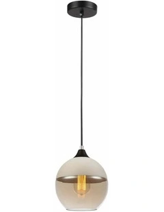 Casa White With Amber Wine Glass Shape Pendant Light