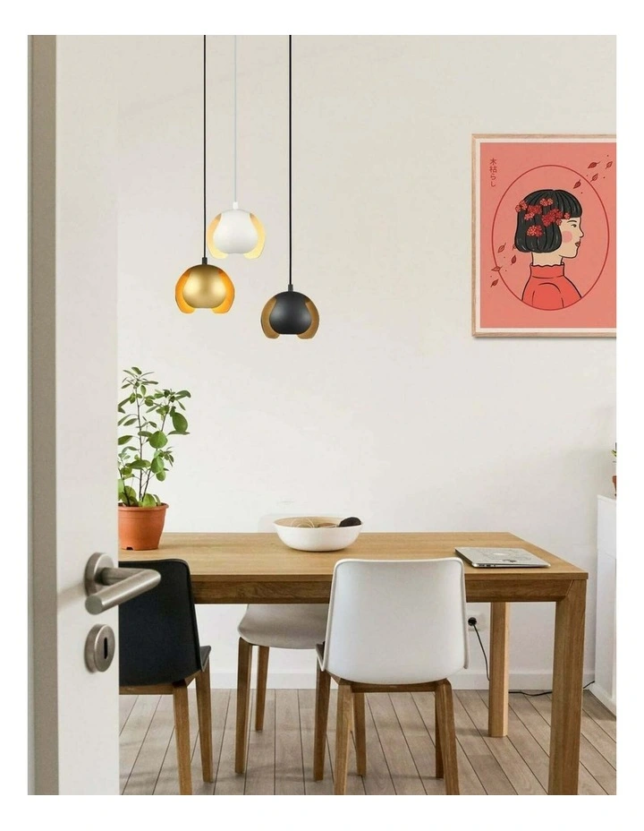 Vaina Minimalist Scandinavian Interior Small Iron Dome Shape Pendant Lights image 2
