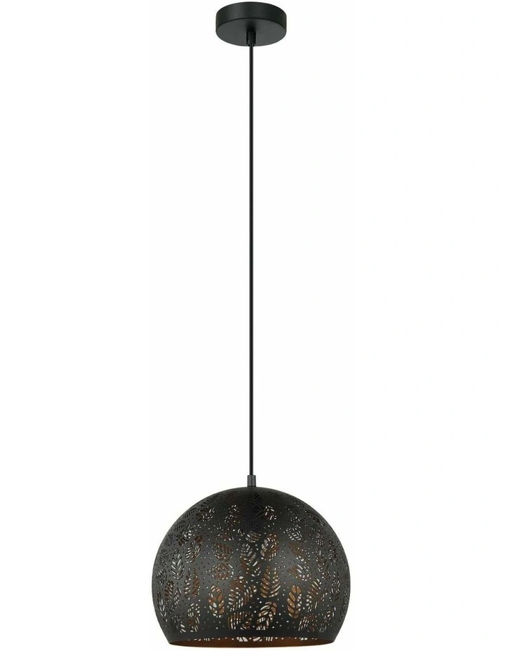 Botanica Bohemian Embossed Dome Shape Pendant Lights image 1