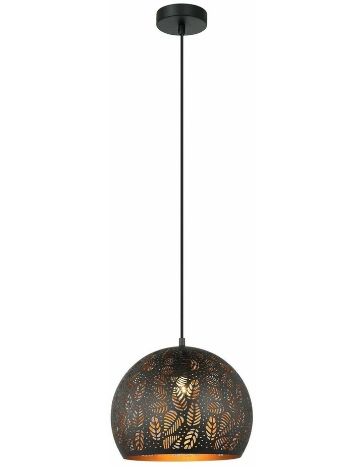 Botanica Bohemian Embossed Dome Shape Pendant Lights image 2