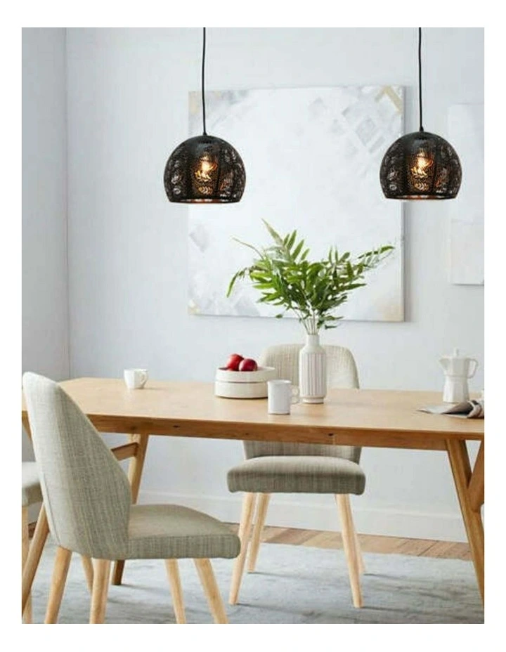Botanica Bohemian Embossed Dome Shape Pendant Lights image 3