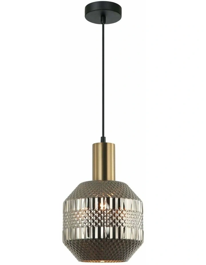 Maraca Interior Glass Jar With Quadrilateral Segment Pendant Lights image 1