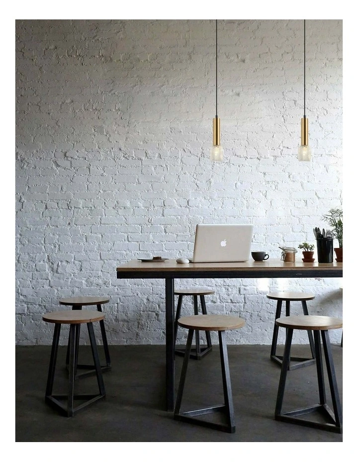 Mikro Modern Karaoke Mic Shape Interior Cylinder & Mesh Pendant Lights image 3
