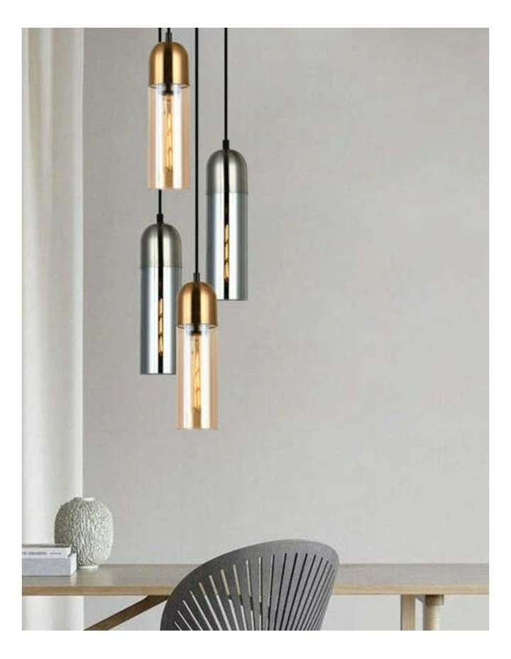 Pastille Interior Round Top Cylinder Glass Pendant Lights image 2