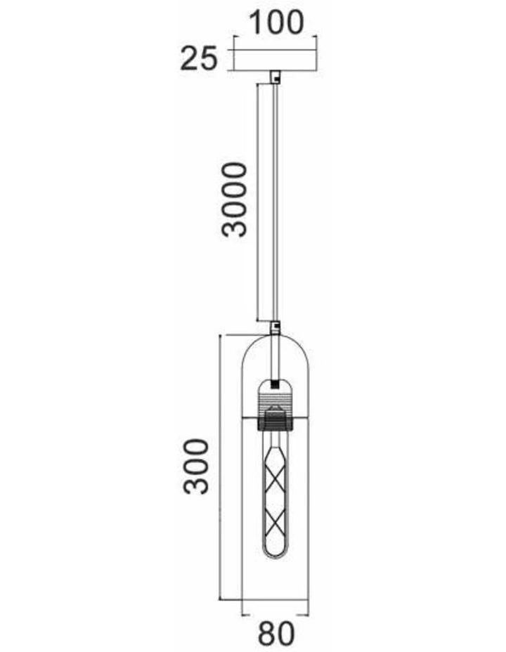 Pastille Interior Round Top Cylinder Glass Pendant Lights image 4