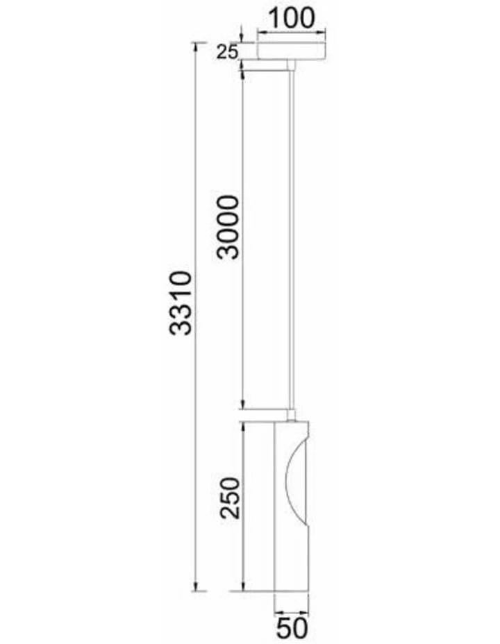 Ida Interior Iron & Blonde Wood Tube Pendant Lights image 4