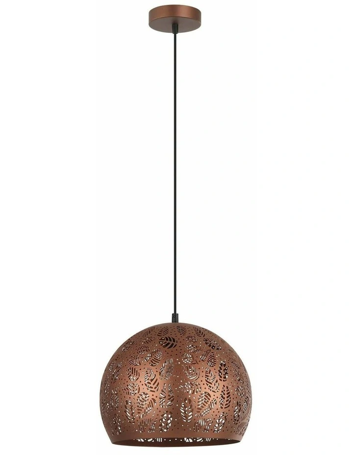 Botanica Bohemian Embossed Dome Shape Pendant Lights image 1