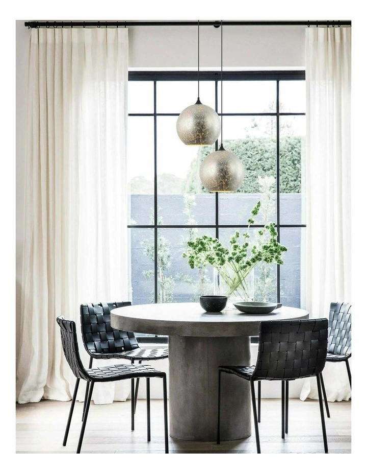 Roche Interior Wine Glass Shape Matte Gold / Chrome Glass Pendant Lights image 3