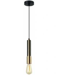 Golda Interior Tube with Brass Highlight Pendant Lights