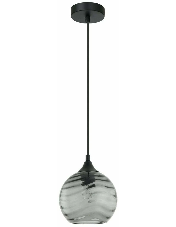 Marbre Modern Retro Interior Wine Glass Wavy Glass Pendant Lights image 1