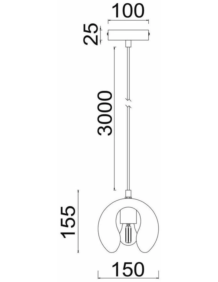 Vaina Minimalist Scandinavian Interior Small Iron Dome Shape Pendant Lights image 3