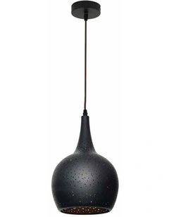 Celeste Bohemian Rustic Embossed Bell Shape Pendant Light