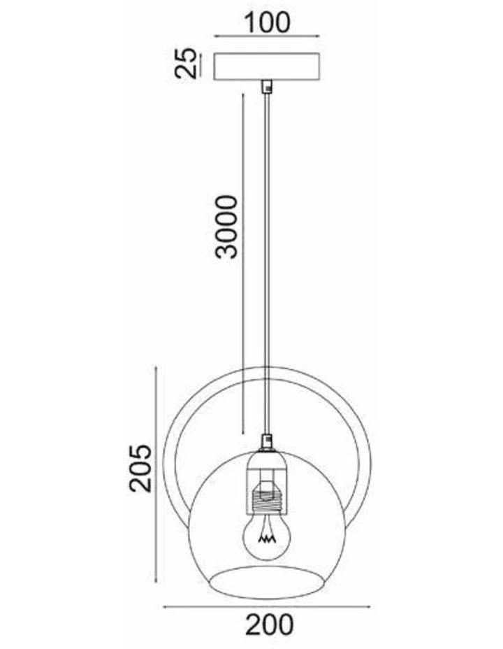 Bella Interior Small Dome Shape Pendant Lights image 3