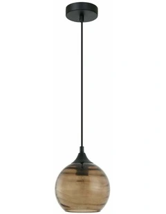 Marbre Modern Retro Interior Wine Glass Wavy Glass Pendant Lights
