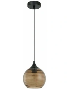 Marbre Modern Retro Interior Wine Glass Wavy Glass Pendant Lights