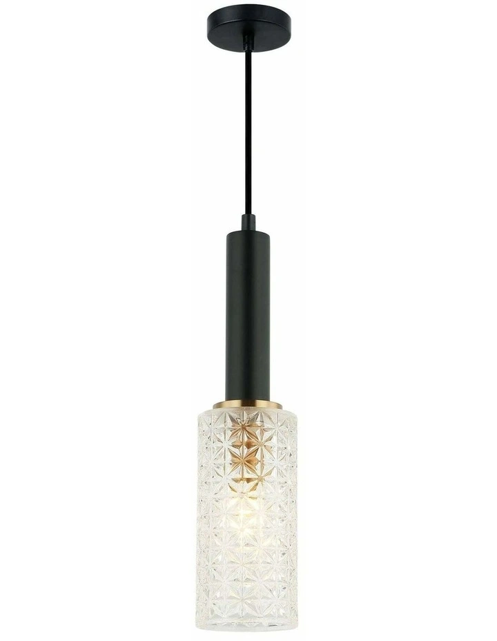 Cleo Interior Oblong Cut Glass Pendant Light image 1
