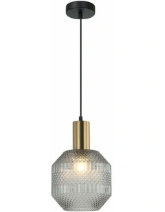 Maraca Interior Glass Jar With Quadrilateral Segment Pendant Lights
